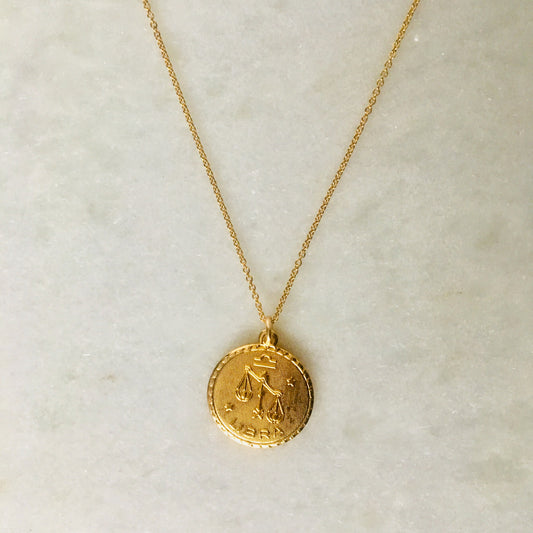 Zodiac Round Necklace