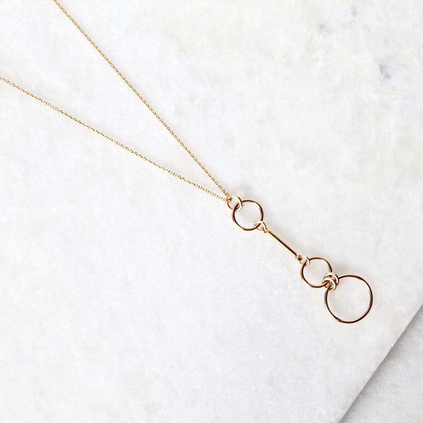 Hoops on Hoops Necklace