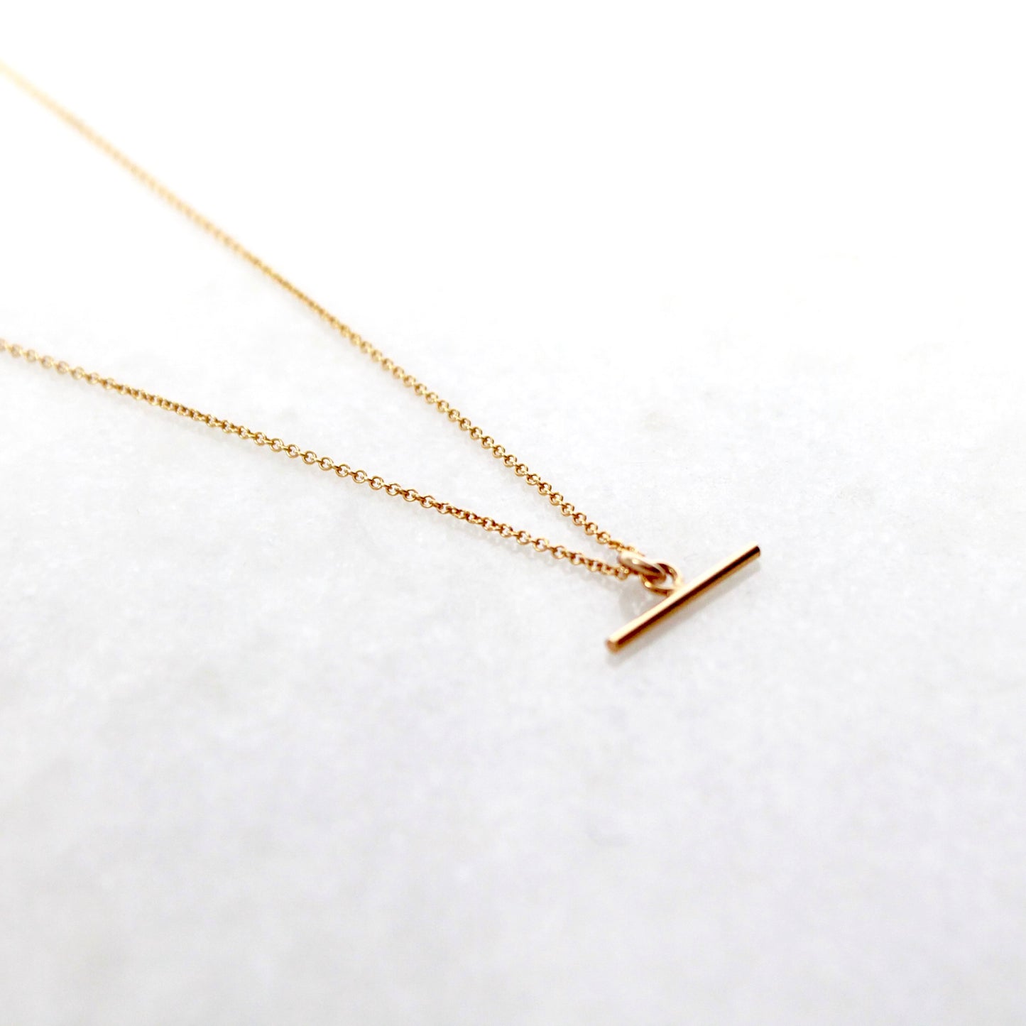 Bar Toggle Mini Necklace - Gold Fill