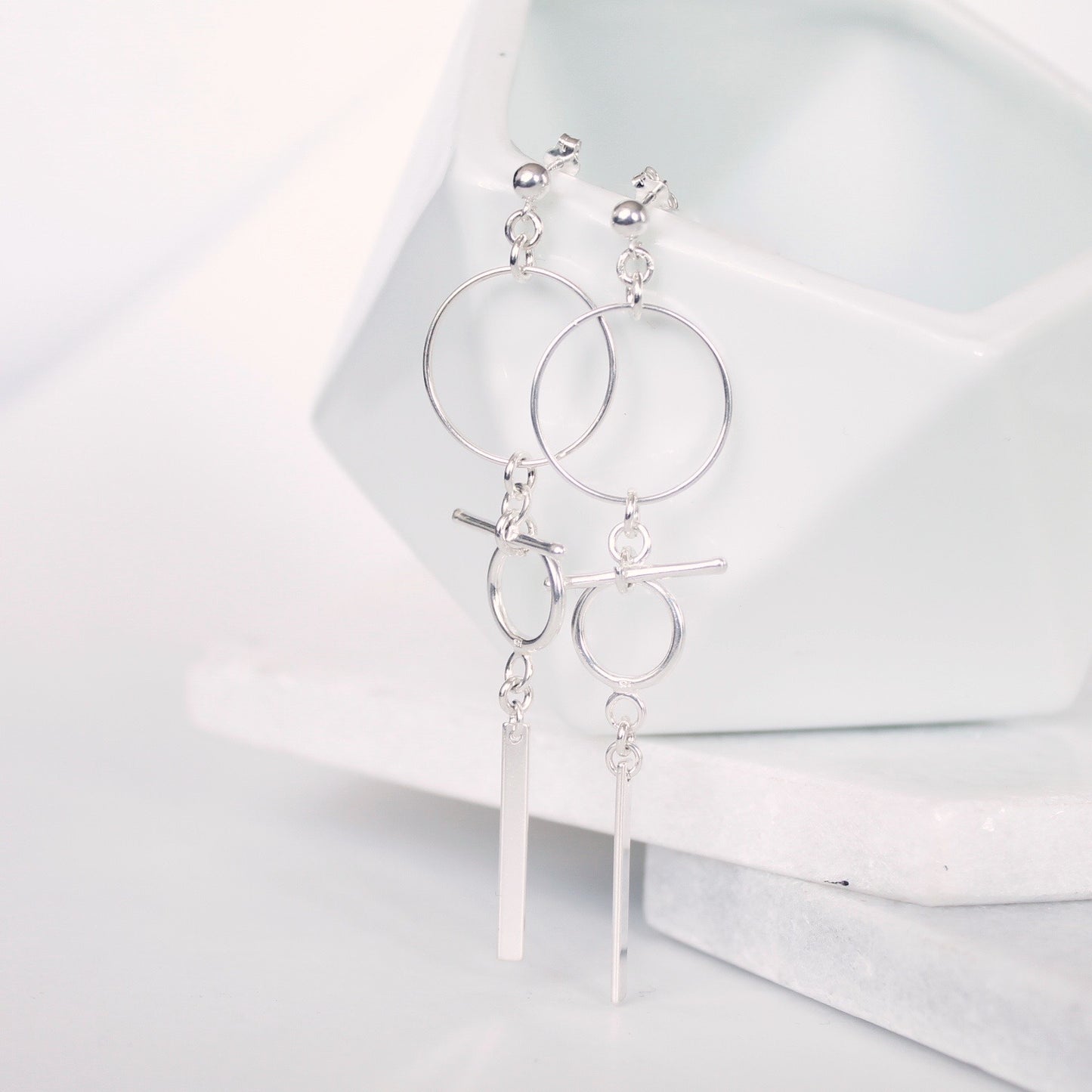 Bar Toggle Earrings