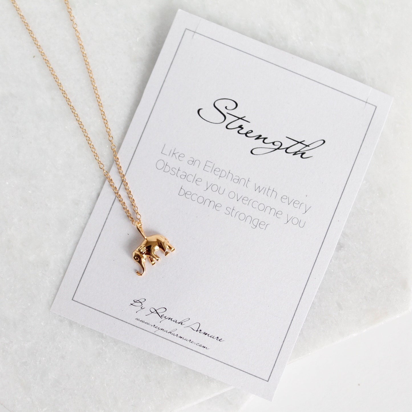 Elephant Strength Necklace