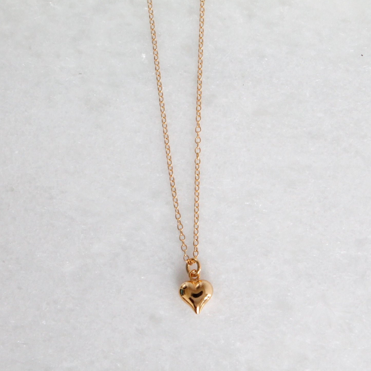 Love Solid Heart Necklace