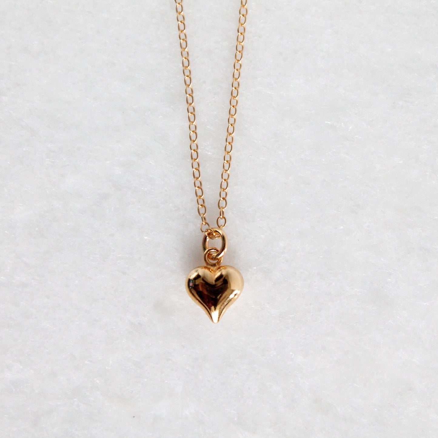 Love Solid Heart Necklace