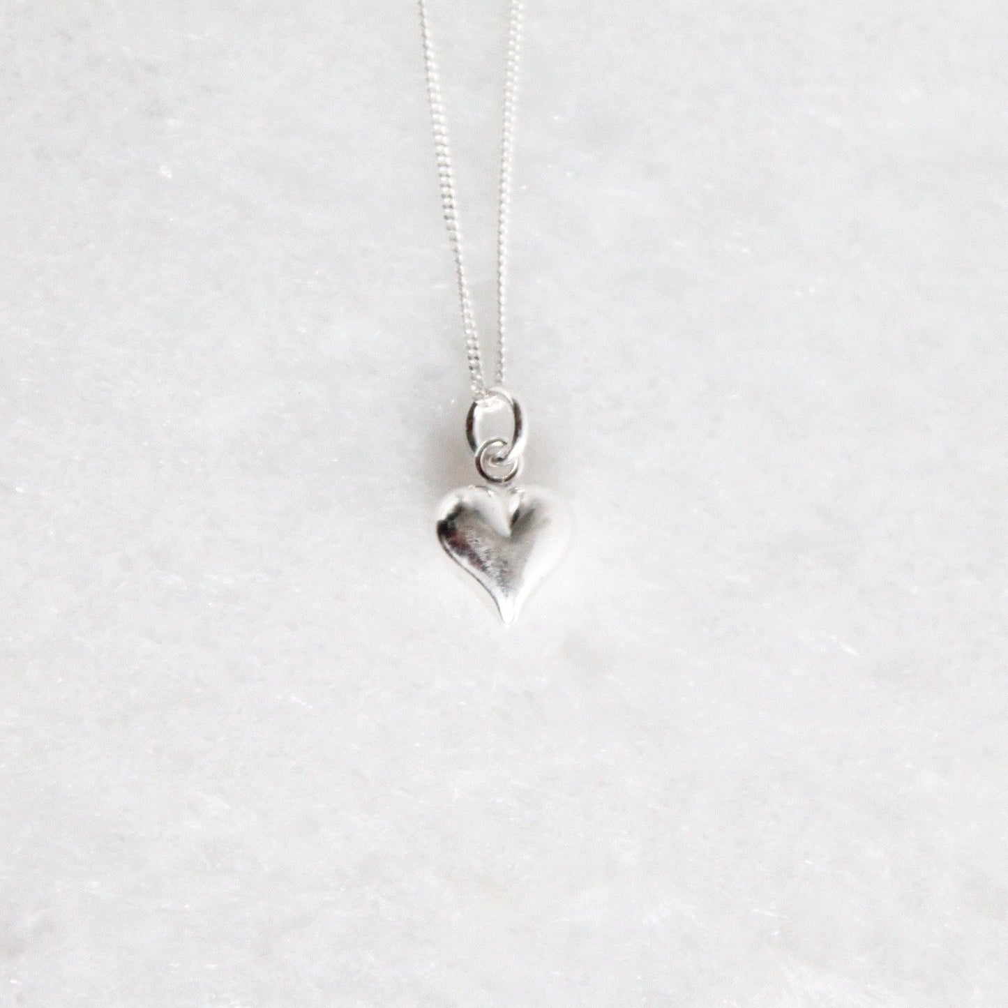 Love Solid Heart Necklace