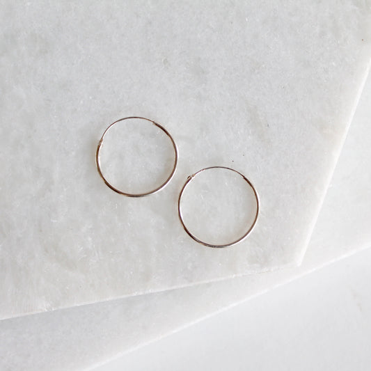 Sleek Hoops (Mini) - Sterling Silver