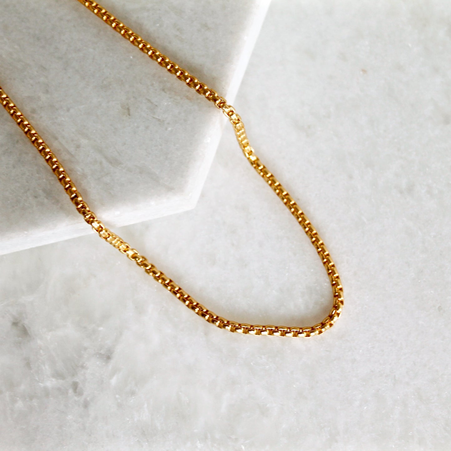 Seville Thin Ombre 18k Gold X Rhodium Snake Necklace