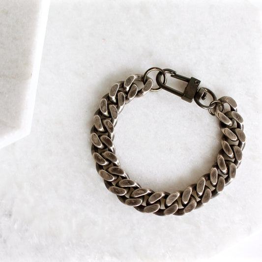 Cubano Link Curb Chain Bracelet - Thick