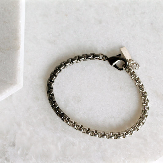 Seville Snake Rolo Chain Bracelet