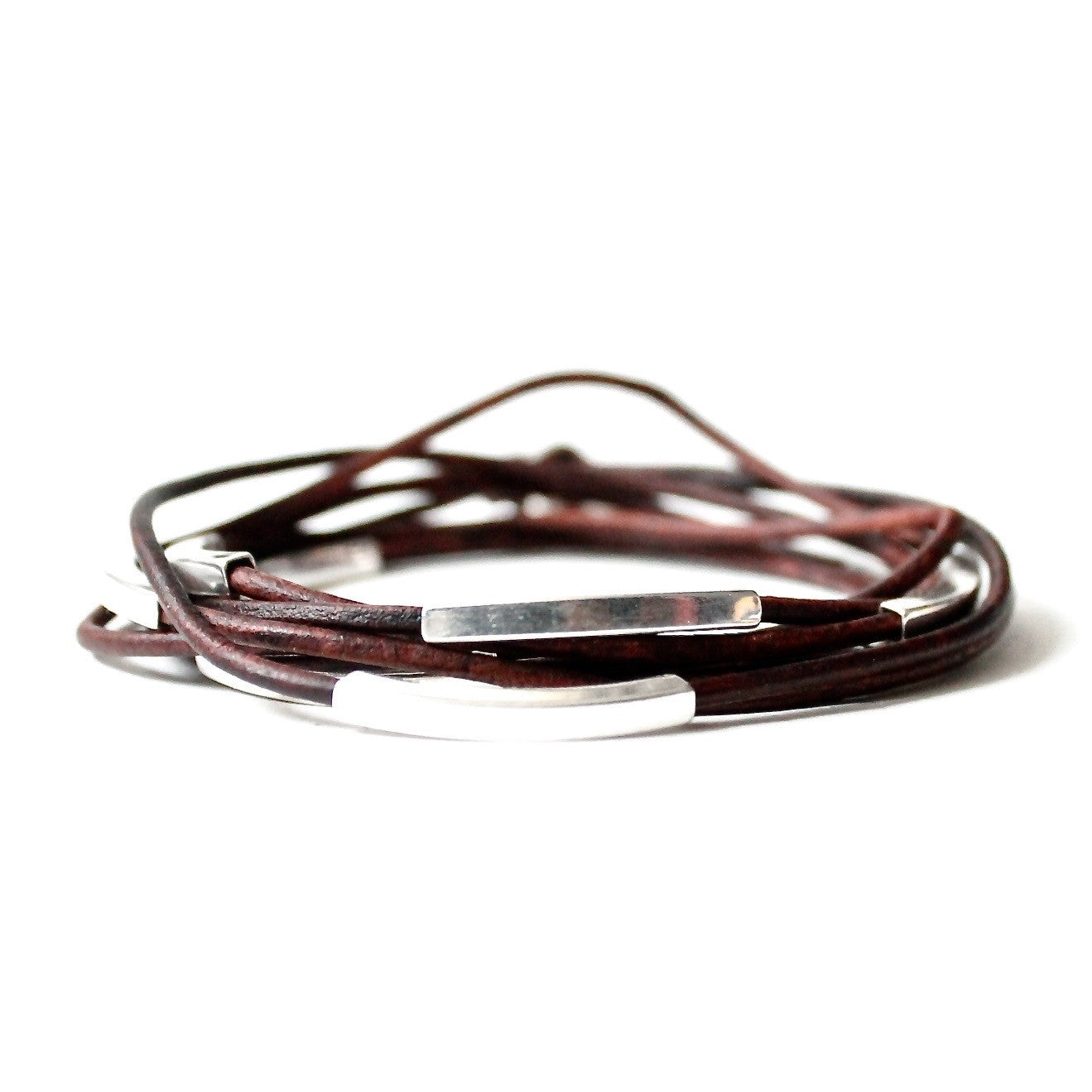 Corso Leather Wrap Bracelet