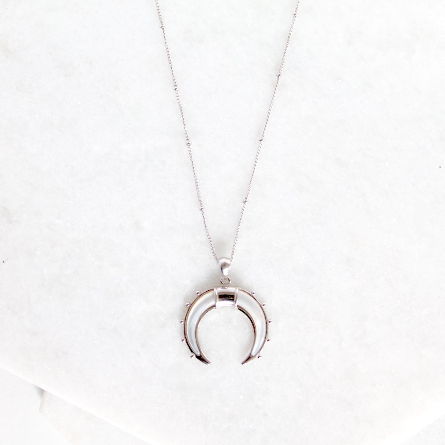 Gypsy Crescent Satellite Necklace