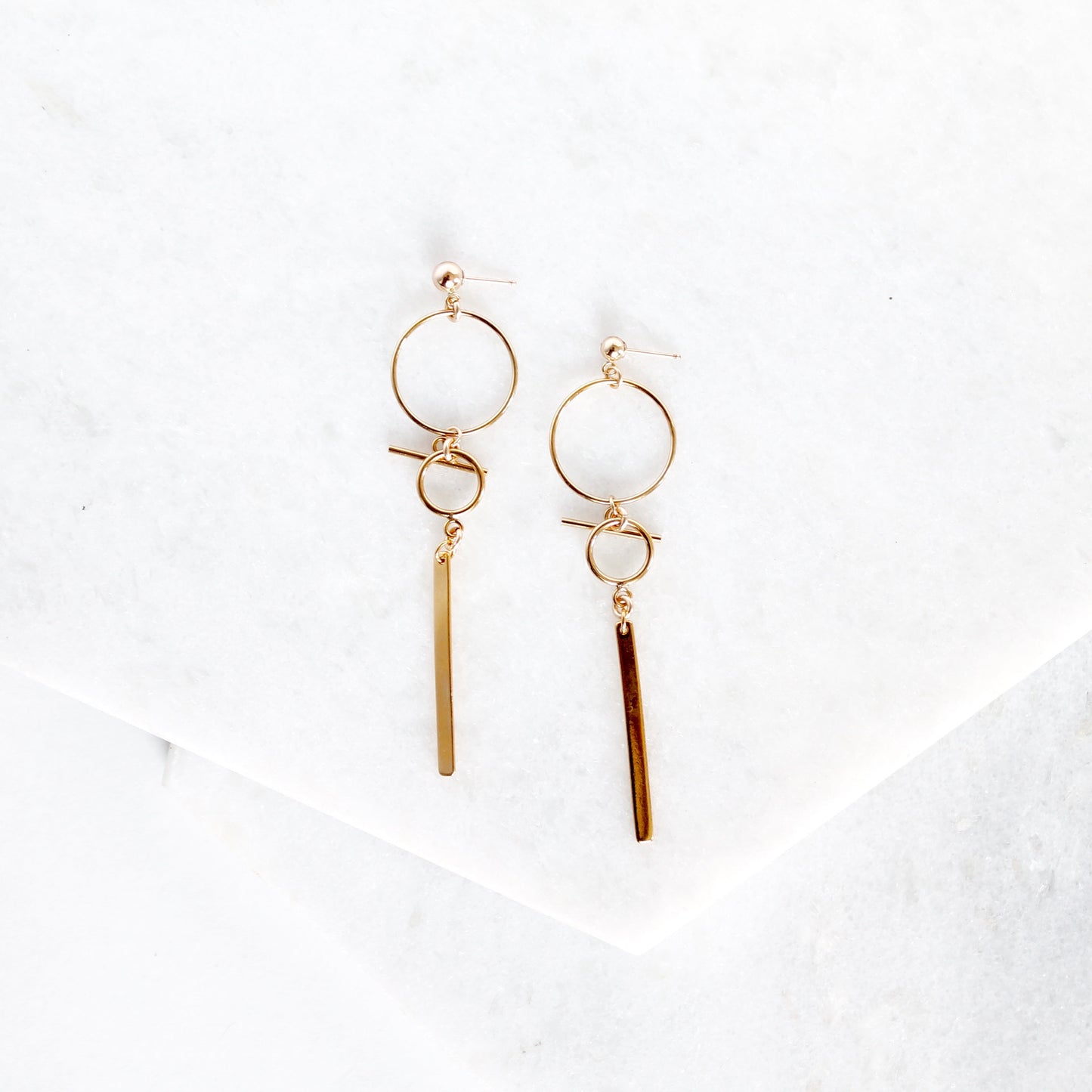 Bar Toggle Earrings