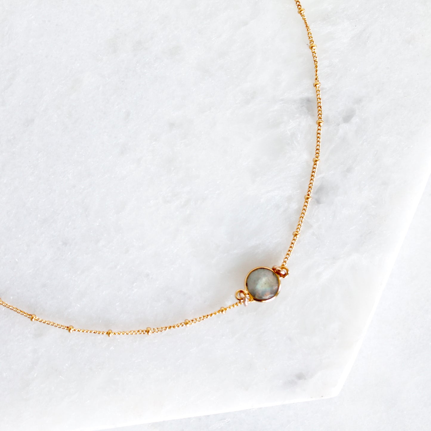 Gemstone Dot Choker