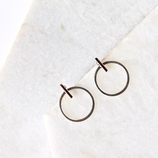 Orbit Bar Jacket Earrings