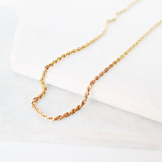 Seville Thick Rope Chain Necklace