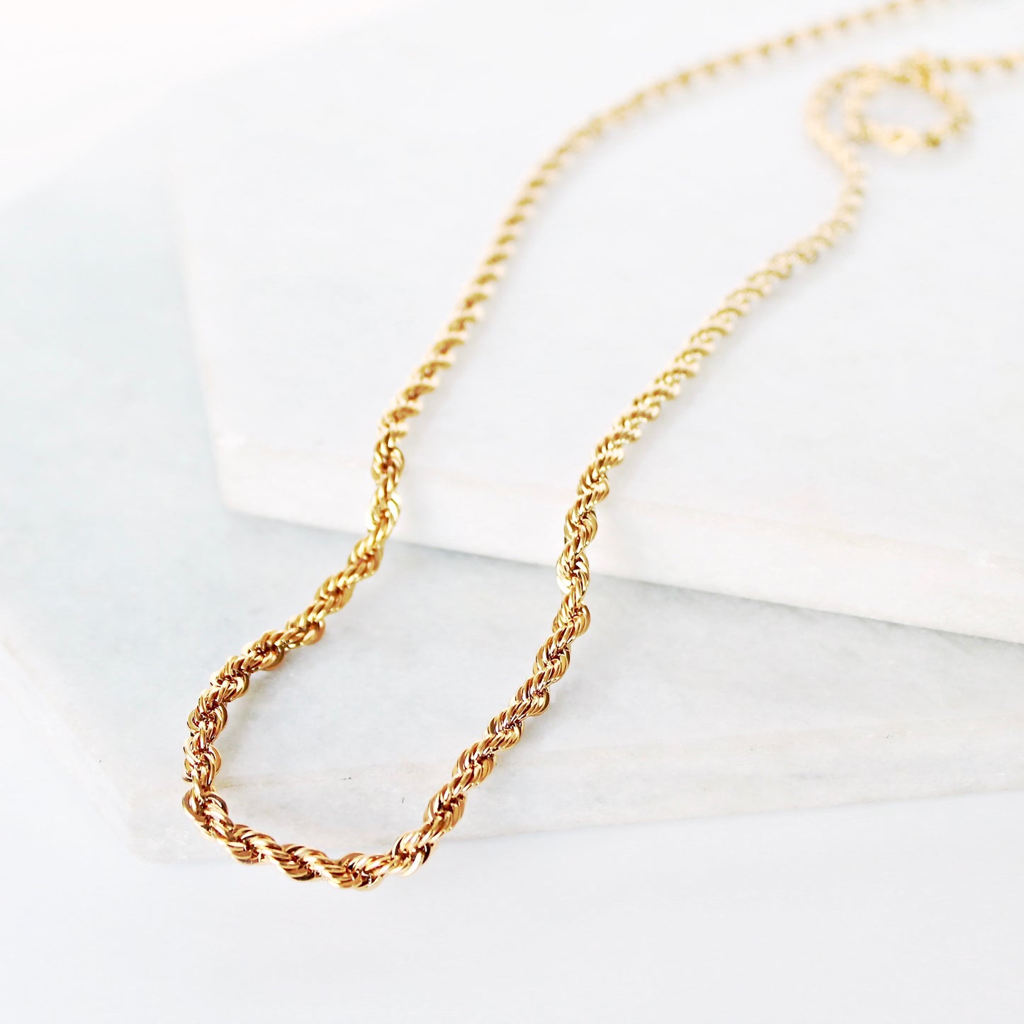 Seville Thick Rope Chain Necklace