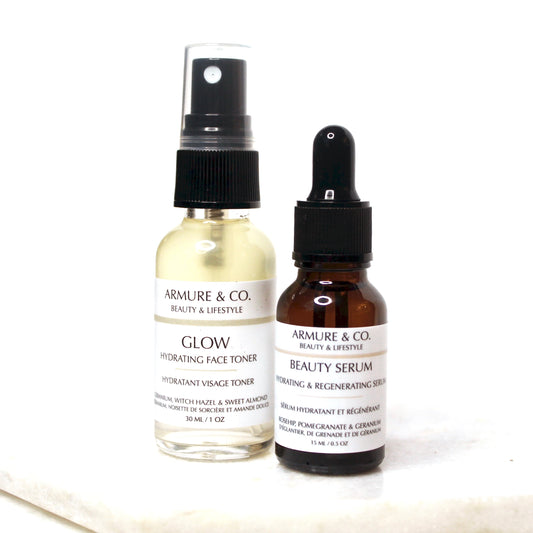 Glow Duo - Face Spritzer and Serum Set